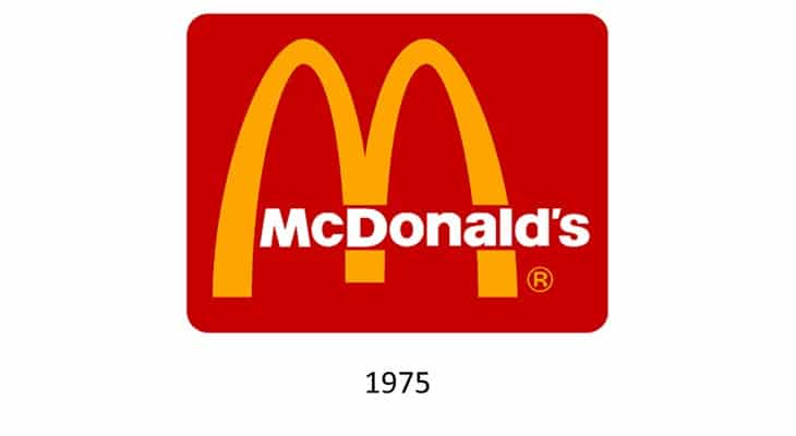 Logo McDonald's 1975