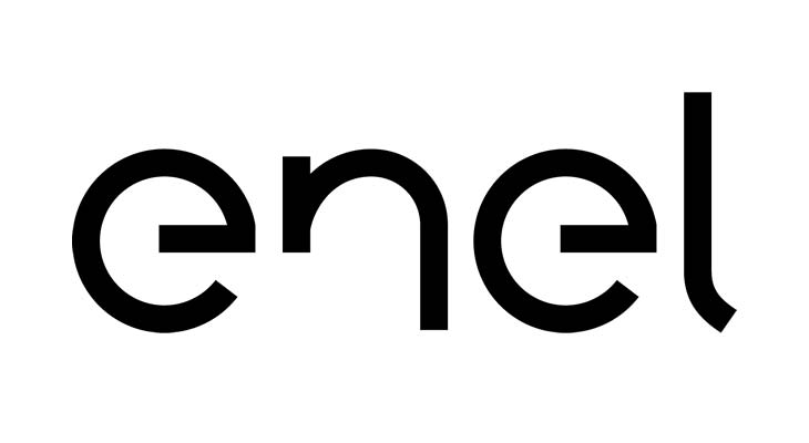 logo enel nero positivo