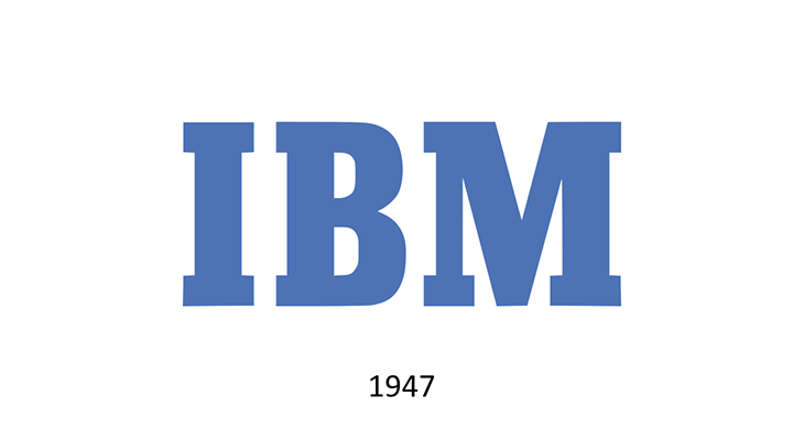 Logo IBM 1947