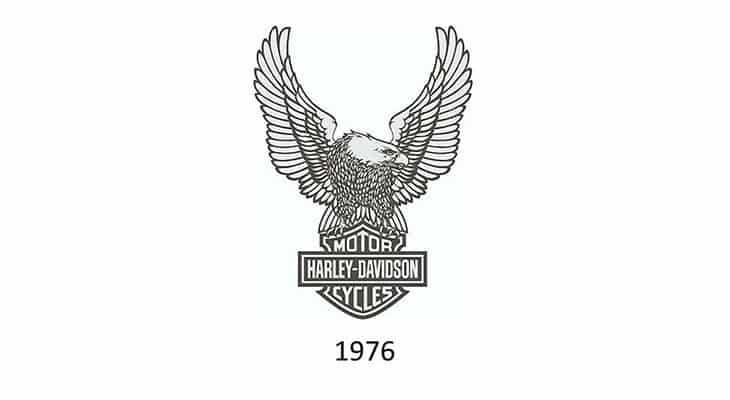 Logo Harley Davidson con aquila