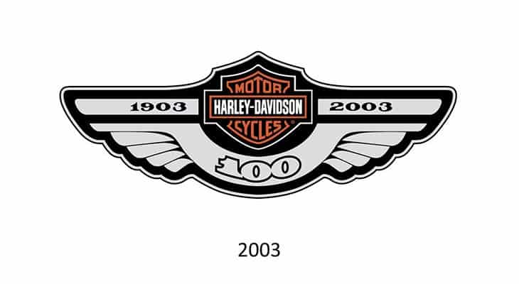 Logo del centenario Harley Davidson