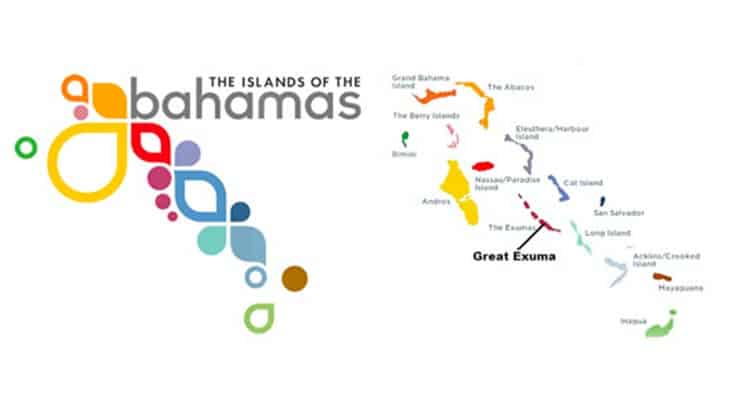 Logo mappa isole Bahamas