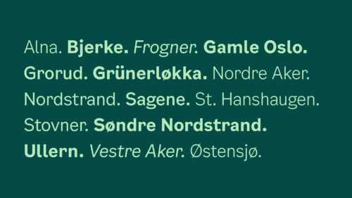 City branding di Oslo: la nuova identità visiva della città 10