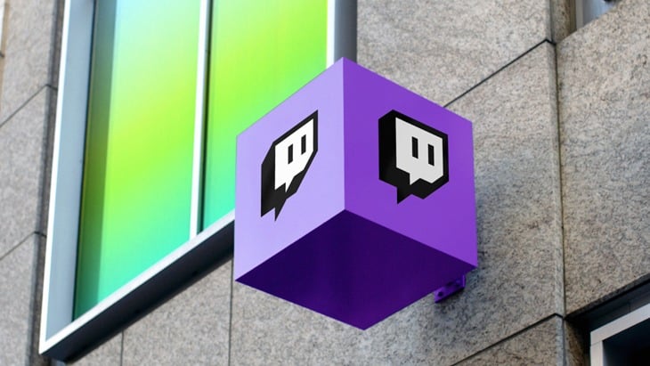 Glitch Twitch sign